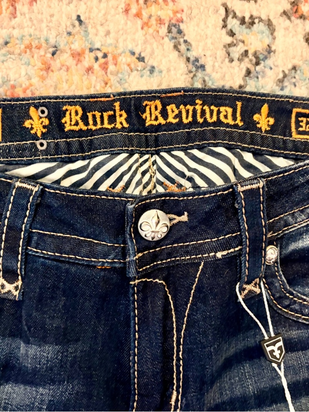 Rock Revival Darcy Easy Boot Stretch Jeans Size 32 NWT - Picture 5 of 8